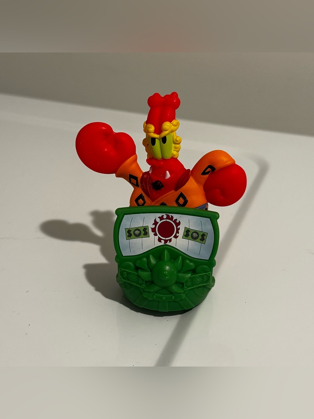 McDonalds One Piece X Spongebob Mr Krabs X Jinbe Happy Meal Toy